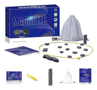 Magnetiskt schackspel - 2024 Nytt familjespel - Kul magnet schackspel
