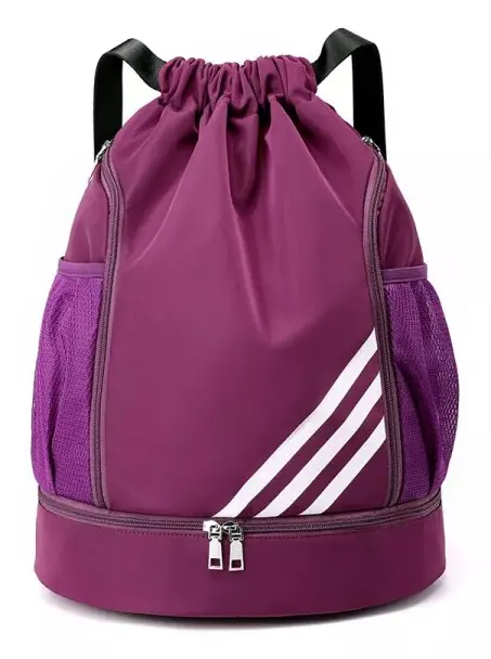 Den nya Gym Sports Bag Dam Dragsko Bolsas Purple