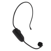 2,4G mikrofon Headset Lättvikt Head Wear Mic Multifunktions sladdlös headset Mic för sång Live Stream Röstinspelning