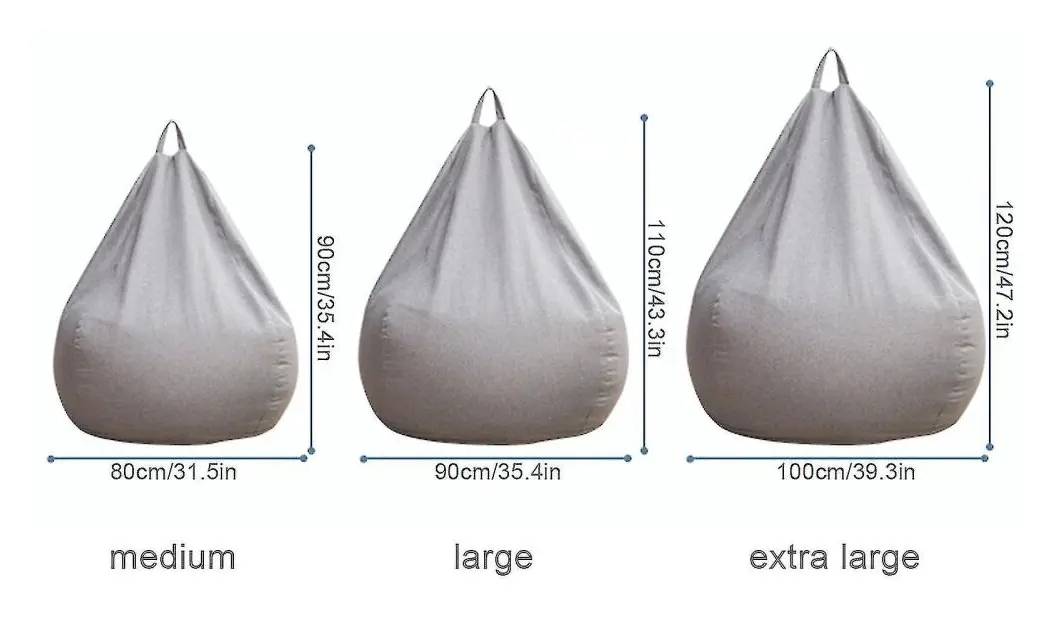 Brand New Extra Large Bean Bag Chairs Couch Sofa Cover Indoor Lazy Lounger For Adults Kids Hotsale High Quality