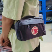 Kvinnor Män Liten Canvas Midjeväska Fanny Pack Bältesväska