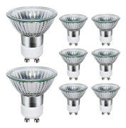 Paket med 8 Gu10 halogenlampor 35w,220v Gu10 halogenspotlightlampor2800k varma med