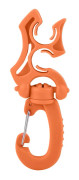 Scuba Diving Dubbel BCD Slanghållare Clip Regulator Hållare Spänne Krok för snorkling (orange)