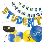 Studentpaket L - Ballonger & Girlanger till Student