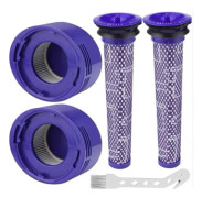 Filter för Dyson V8/V7, Tvättbara ersättningsfilter för Dyson V7