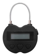 Smart Time Lock LCD-display Time Lock USB-laddningsbar tillfällig timerhänglås reseelektronisk Ti