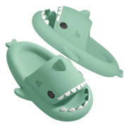 Hajtofflor för pojkar och flickor, Shark Flip Flops för män och kvinnor, Shark Slippers, Bekväma halkfria pool-hajsandaler med tjock sula för sommaren