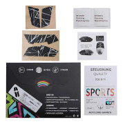 För G102 G304 Mus Skates Sido Stickers Elastics Förfinade Sido Grepp