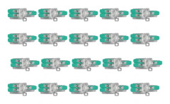 20 st 1 in 2 ut hävarmstråd skarvkontakt 41A 450V för 0,5-6mm2 10-20AWG