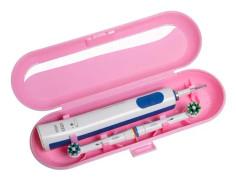 Elektrisk tandborste reseväska för Oral B & Philips Sonicare Pink