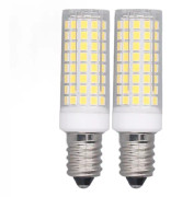 2 st LED-majslampa E14 10W Dimbar Energisparande 102LEDs Ljuslampa AC 100‑120V