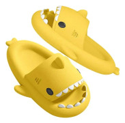 Hajtofflor för pojkar och flickor, Shark Flip Flops för män och kvinnor, Shark Slippers, Bekväma halkfria pool-hajsandaler med tjock sula för sommaren