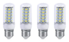 Kylskåpslampa Ersättning, Starkare Belysning E27 LED För Hem Tak Pendellampa Glödlampa Ersättning, Energieffektivt Vitt Ljus (4st)