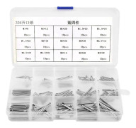 304 Rostfritt Stål Split Cotter Pins Kit, 150 st, M1-M3, 15 sorters