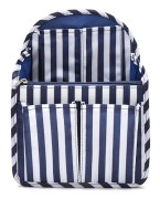 Ryggsäck Förvaring Insert Bag Inner Bag Fack Sortering Bag Liner Organiz Navy Stripe