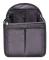Ryggsäck Förvaring Insert Bag Inner Bag Fack Sortering Bag Liner Organizer Black