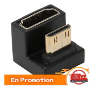 HURRISE Mini HD Adapter 8K 60Hz 48Gbps 180 graders sändning för PC TV-projektor