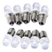 10 st E10 12v Spot LED-lampor Varmvitt