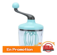 HURRISE Handmixer Äggprocessor med avtagbart handtag och ljusgrön gräddvisp för kök
