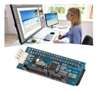 IDE till SATA-adapter 40-stifts IDE till SATA-omvandlare 3,5 tum HDD IDE PATA-hårddiskadapter med 7-stifts strömkabel för stationär dator