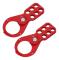6-hålslåsning Tagout Säkerhetshasplås Stålsäkert slagtålig för hänglås 1,5 tum/38 mm