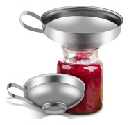 Rostfritt stål Bred mun konservering tratt sallad dressing