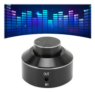 M1 Mini Aktiv Volymkontroll Knob 3.5mm Volymjusteringsknapp för att titta på videor Spela spel Bröllop Firanden