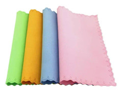 Återanvändbara glasögondukar i mikrofiber (slumpmässig färg) 10 st