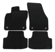 Black Velvet Golvmatta - J&J AUTOMOTIVE - Seat Ateca - Anpassad - Halkfri - Vattentät
