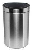 Touch Bin New Recycle, 23/10 litre, Plastic Inner Bucket - Matt Steel