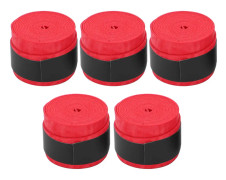 5 ST Handtag Overgrip Non Sticky Andas Matt Racket Grip Tejp för Badminton Bordtennisracketar (röd)