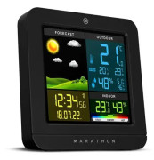 Marathon Berlin - atomär väderstation med färgdisplay och fjärrsensor