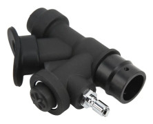 Scuba Diving Universal 45-graders Oral Power Inflator K-formad ventilavlastningsventil för standard 1-tumsslang