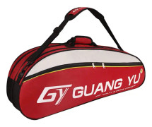 Professionell badmintonracketväska 4-6 pack racketväska vattentät tennisracketboll battledore sport duffel stor kapacitet Red