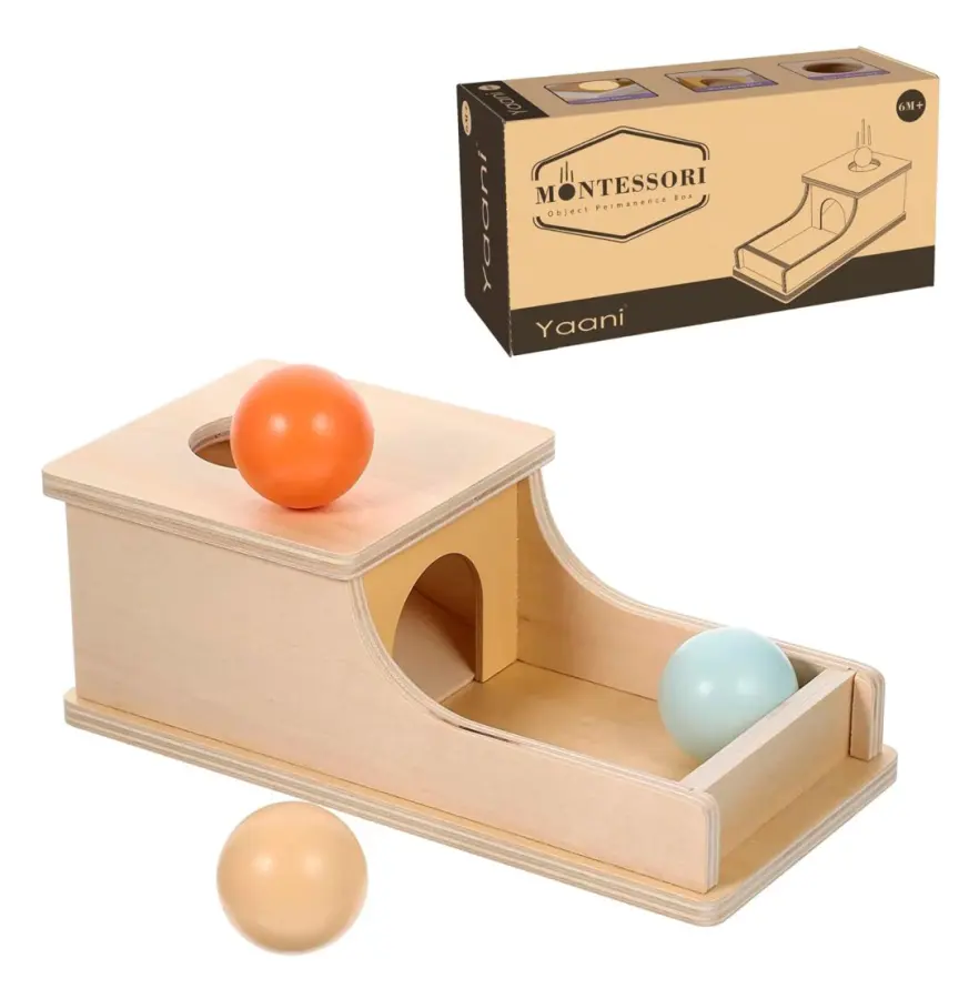 Objekt Permanens Box, Bebisleksaker 6 till 12 m?nader, Montessori Leksaker f?r 1 ?r gammal, Baby & Toddler Leksaker