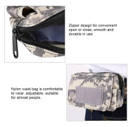 Outdoor Sport 800D Nylon Vattentät Mini Midjeväska Kampanj Matchande Camping Pack (ACU)
