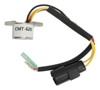 Utombordsmotor Spänningsregulator Likriktare 3 Ledningar Aluminiumlegering 0585081 för Johnson Evinrude 10 15 Hp 1995 till 2001