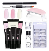 Nagelgel Kit 15ml Säker Pålitlig Snabb Förlängning Byggande för Nybörjare Salong