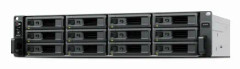 Synology SA3400D, 12-bay NAS, Intel Xeon 8-Core 2,1GHz CPU, 8 GB RAM, 2x10GbE, rackmonterbar 2U