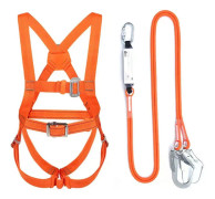 Säkerhetssele Kit, Fallskyddssele, Heuhil Helkroppssele, Fallskyddssele, Fallskyddssele för Luftarbete (3m Stort Spänne)