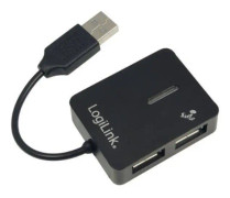 LOGILINK ''USB-HUB ''''Smile'''' 4-Port o. NT schw