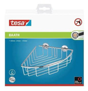 tesa 40216-00000-00 baath Plus Hjørnekurv til brusebad Lim Krom (blank)