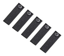 Elastisk midjeutvidgare 83 mm 5-pack Svart
