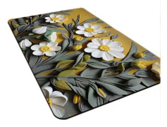Almbrella av barro superabsorberande med blommor, halkfri, torkmedel, för badrum, kaffe och mat