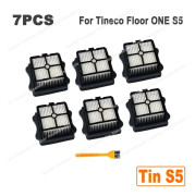 Kompatibel för Tineco Floor ONE S5 / S5 Pro 2 / S5 Pro / S5 Blue Dammsugare Roller Borste och filter våta och torra tvättdelar