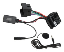Bilstereo RD4 Full Wire Harness Bluetooth-mikrofon AUX IN-kabeladapter 40-stifters ersättning för Citroen C2 C3 C4 C6