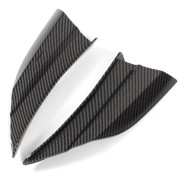 Motorcykel Aerodynamisk Vinge Side Fairings Winglets Ersättning för Nmax 155 2020-2022, Kolfiberstil