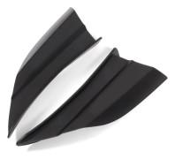Motorcykel aerodynamiskt vingpar, vingar, ersättning för Nmax 155 2020-2022, blank svart