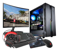 Sats speldator i5 10400F - RAM 32GB - RTX 3060 - SSD 1TB M.2 - WIFI - LCD 24 - Windows 11 Pro