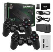 2024 Ny Retro 20000+ 4k HDMI TV Videospel Stick Retro Spelkonsol Med 2 Trådlösa Kontroller 4k Spel Stick